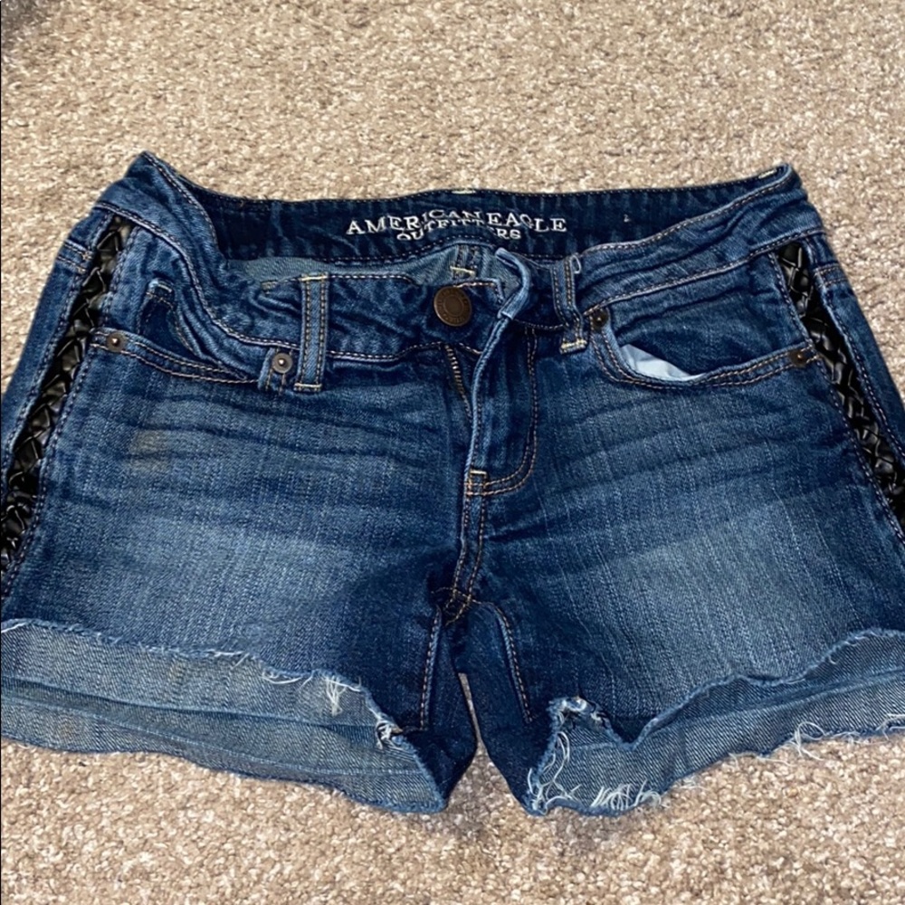American eagle cut off jean shorts